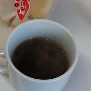 メープルシロップ＋甘酒＆きな粉入りホットコーヒー